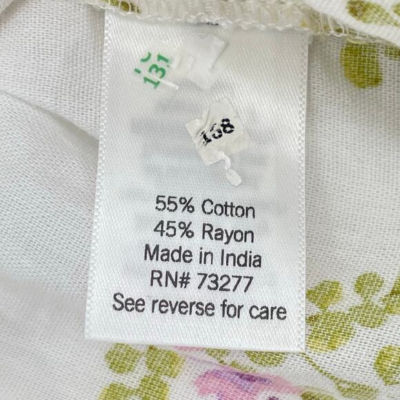 Lauren Conrad Floral Button-up Blouse, Sz. M, Spring Coquette Feminine Girly - Picture 4 of 8